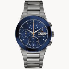 Bulova 98C143 Millennia Modern 6 Hand Stainless Black