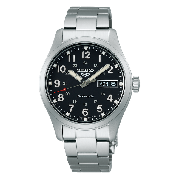 Seiko 5 Sports SRPJ81 Field Sports Style Black Dial Automatic 36mm