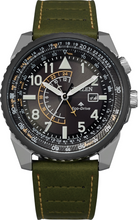 Citizen BJ7138-04E Eco-Drive Promaster Nighthawk Green Strap