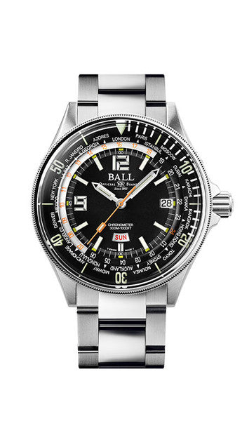 Ball DG2232A-SC-BK Engineer Master II Diver Worldtime Black