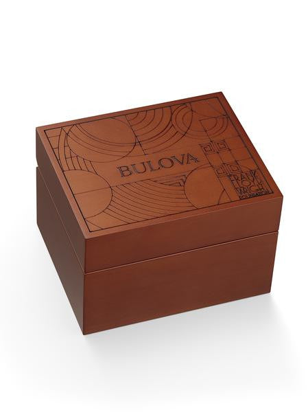 Bulova Men's Frank Lloyd Wright Hoffman House Limited Edition Of 250  97A135