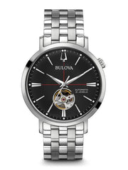 Bulova Men's Automatic Collection 96A199 + Free Travel Clock & Picture Frame Clock