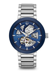 Bulova Men's Modern Automatic 96A204 + Free Travel Clock & Picture Frame Clock