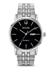 Bulova Men's Classic Automatic  96C132 + Free Travel Clock & Picture Frame Clock