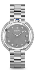 Bulova 96R219 Rubaiyat Diamond Gray Dial Ladies