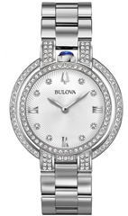 Bulova Rubaiyat Women's Watch 96R220 + Free Travel Clock