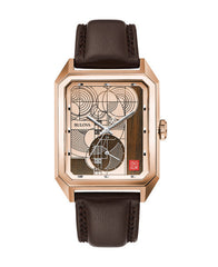Bulova Men's Frank Lloyd Wright Hoffman House Limited Edition Of 250  Ref: 97A135