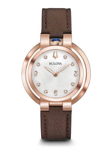 Bulova Rubaiyat Women's Watch 97P131 + Free Travel Clock