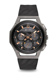 Bulova Curv Chronograph  98A162 + Free Travel Clock & Picture Frame Clock