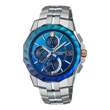 Casio OCWS6000SW2A Oceanus Manta Blue Light Spiral Wave Bezel