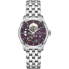 Hamilton H32265101 Jazzmaster Skeleton Lady Automatic Purple Dial 36mm