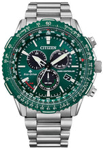Citizen CB5004-59W Eco-Drive PCAT Promaster Radio Controlled Green Dial