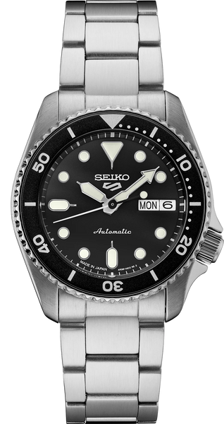 Seiko 5 Sports SRPK29 Automatic 38mm Black Dial