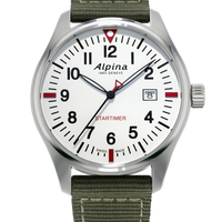 Alpina AL-240S4S6 Startimer Pilot Quartz White Dial