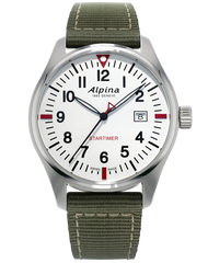 Alpina AL-240S4S6 Startimer Pilot Quartz White Dial