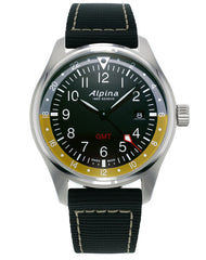 Alpina AL-247BBG4S6 Startimer Pilot Quartz GMT Black Dial