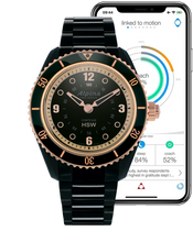 Alpina AL-281BY3V4B Comtesse Ladies Horological Smartwatch Black Dial Metal Bracelet