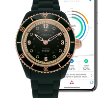 Alpina AL-281BY3V4 Comtesse Ladies Horological Smartwatch Black Dial Metal Bracelet