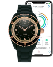 Alpina AL-281BY3V4 Comtesse Ladies Horological Smartwatch Black Dial Metal Bracelet