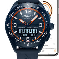 Alpina AL-283LNO5NAQ6 AlpinerX Smartwatch Orange Hands