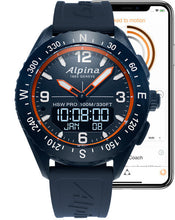 Alpina AL-283LNO5NAQ6 AlpinerX Smartwatch Orange Hands