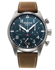 Alpina AL-372LBN4V6 Startimer Pilot Big Date Blue Dial