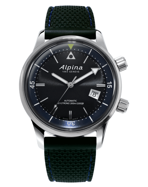 Alpina AL-525G4H6 Seastrong Diver Heritage Sunray Black Dial
