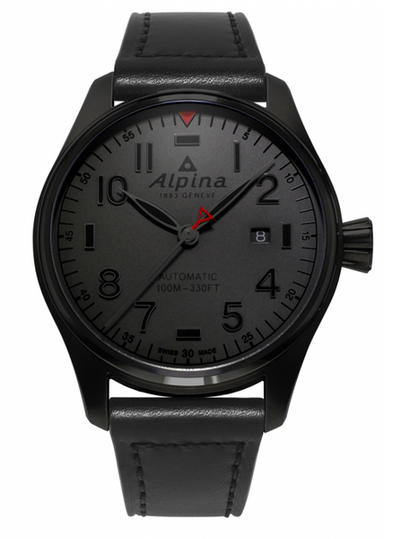 Alpina AL-525GG4FBS6 Startimer Pilot Shadow Line Automatic Black Dial