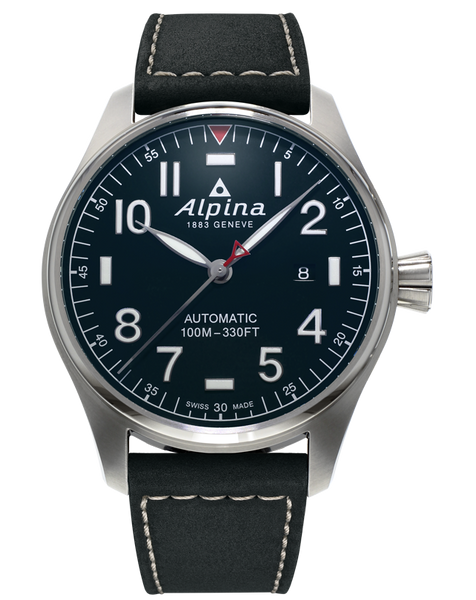 Alpina AL-525NN4S6 Startimer Pilot Automatic Shadow Line Blue Dial