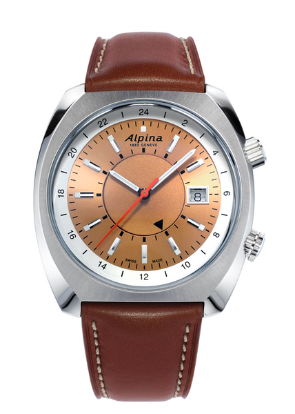 Alpina AL-555RGS4H6 Startimer Pilot Heritage Orange Sunray Dial