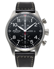 Alpina AL-725B4S6 Startimer Pilot Chronograph Black Dial