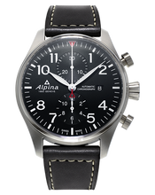 Alpina AL-725B4S6 Startimer Pilot Chronograph Black Dial