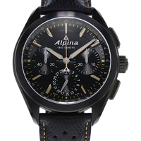 Alpina AL-760BBG5FBAQ6 Alpiner 4 Manufacture Flyback Chronograph Black Dial