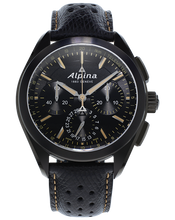 Alpina AL-760BBG5FBAQ6 Alpiner 4 Manufacture Flyback Chronograph Black Dial