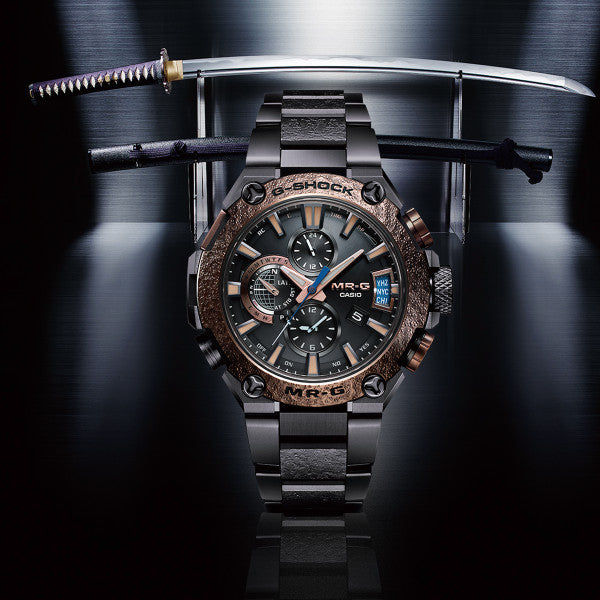 Casio G-Shock MR-G GPS Atomic Solar Hybrid Bluetooth MRGG2000HA-1A  "Arashi-Tuchime"