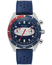 Bulova 98A253 Surfboard Chronograph A Stainless Steel Watch Blue Dial