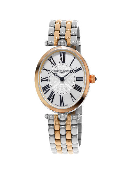 Frederique Constant FC-200MPW2V2B Classics Art Deco Oval Mother of Pearl Rose Gold