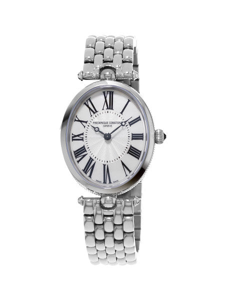 Frederique Constant FC-200MPW2V6B Classics Art Deco Oval Mother of Pearl Stainless Steel