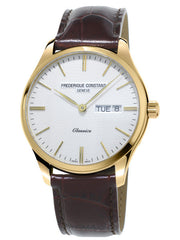 Frederique Constant FC-225ST5B5 Classics Quartz Yellow Gold Silver Dial