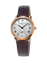 Frederique Constant FC-235M1S4 Slimline Ladies Small Seconds Rose Gold Silver Dial