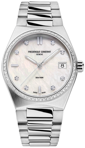 Frederique Constant FC-240MPWD2NHD6B Ladies Highlife Quartz Diamond Bezel