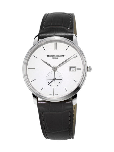 Frederique Constant FC-245S4S6 Slimline Gents Small Seconds Stainless Steel Silver Dial