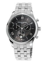 Frederique Constant FC-292MG5B6B Classics Quartz Chronograph Stainless Steel Metal Bracelet Black Dial