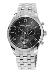 Frederique Constant FC-292MG5B6B Classics Quartz Chronograph Stainless Steel Metal Bracelet Black Dial
