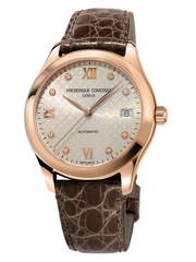 Frederique Constant FC-303LGD3B4 Ladies Automatic Rose Gold Light Gray Dial