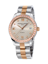 Frederique Constant FC-303LGD3BD2B Ladies Automatic Double Heart Beat Stainless Steel Bracelet  Rose Gold Light Grey Dial