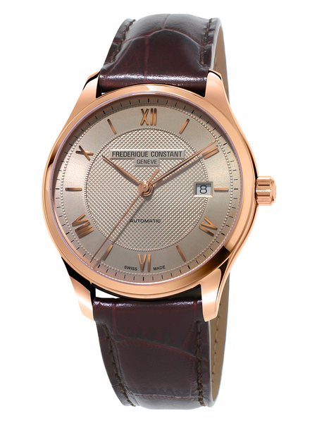 Frederique Constant FC-303MN5B4 Classics Index Automatic Rose Gold Light Gray Dial