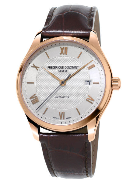 Frederique Constant FC-303MV5B4 Classics Index Automatic Rose Gold Silver Dial