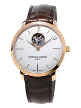 Frederique Constant FC-312V4S4 Slimline Heart Beat Automatic Rose Gold Silver Dial