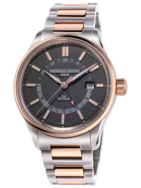 Frederique Constant FC-350GT4H2B Yacht Timer GMT Stainless Steel Bracelet